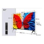 TV QLED - TCL S59K 43S59K, Full-HD, Smart TV, DVB-T2 (H.265), Metálico - Imagen 2