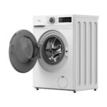 Lavadora carga frontal - MIDEA MF110W90BA10, 9 kg, 1351 rpm, 15 programas, Blanco - Imagen 4