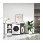 Lavadora carga frontal - MIDEA MF110W90BA10, 9 kg, 1351 rpm, 15 programas, Blanco - Imagen 7