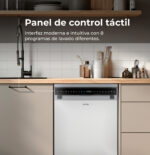 Lavavajillas libre instalación 60 cm - EVVO D5YX, 8 programas, 60 cm, Inox - Imagen 2