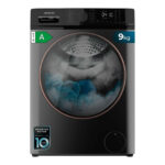 Lavadora carga frontal - CECOTEC Bolero DressCode 9610 Inverter Steel A, 9 kg, Multicolor