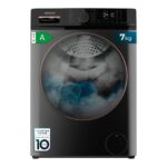 Lavadora carga frontal - CECOTEC Bolero DressCode 7610 Inverter Steel A, 7 kg, Multicolor