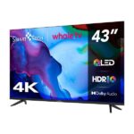 TV QLED 43" - SMART TECH 43QH02V 43" QLED UHD 4K Smart TV Whale OS, QLED 4K, Quad core ARM Cortex-A55 1.9GHz, Smart TV, DVB-T2 (H.265), Negro - Imagen 8
