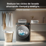 Lavadora carga frontal - CECOTEC Bolero DressCode 10980 Direct Drive Steel A, 10 kg, Multicolor - Imagen 4