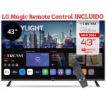 TV LED 43'' - STREAM SYSTEM 4324-4K UHD WebOS – LG Magic Remote Control, Frameless (LG Thinq AI + Alexa), UHD 4K, Smart TV, Negro - Imagen 2
