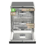 Lavavajillas integrable 60 cm - EVVO Di.4, 8 programas, 600 mm, Inox