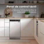 Lavavajillas libre instalación 45 cm - EVVO D3YX Slim, 6 programas, 450 mm, Inox - Imagen 4