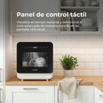 Lavavajillas compacto - EVVO Mini D Trip 3, 10 programas, 430 mm, Blanco - Imagen 5