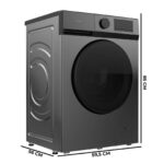 Lavadora carga frontal - CECOTEC Bolero DressCode 9450 Inverter Steel, 9 kg, Multicolor - Imagen 3