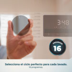 Lavadora carga frontal - CECOTEC Bolero DressCode 9450 Inverter Steel, 9 kg, Multicolor - Imagen 6
