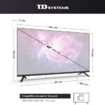 TV LED 40" - TD SYSTEMS M40C22TIZEN Tizen 8.0 by Samsung, Full-HD, Arm Cortex A53x4, Smart TV, DVB-T2 (H.265), Negro - Imagen 9