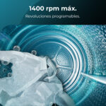 Lavadora secadora doble - CECOTEC Bolero Wash&Dry 10680 Inverter Steel, 10 kg + 6 kg, Multicolor - Imagen 4