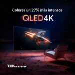 TV QLED 43" - TD SYSTEMS PRIME43QC22TIZEN Tizen 8.0 by Samsung, UHD 4K, Arm Cortex A53x4, Smart TV, DVB-T2 (H.265), Negro - Imagen 2