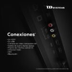 TV QLED 40" - TD SYSTEMS PRIME40QC22TIZEN Tizen 8.0 by Samsung, Full-HD, Arm Cortex A53x4, Smart TV, DVB-T2 (H.265), Negro - Imagen 7