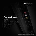 TV QLED 32" - TD SYSTEMS PRIME32QC22TIZEN Tizen 8.0 by Samsung, HD, Arm Cortex A53x4, Smart TV, DVB-T2 (H.265), Negro - Imagen 7