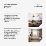 Calefactor convector - KLARSTEIN Bornholm Curved, 2000 W, Blanco - Imagen 5