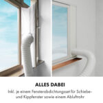 Aire acondicionado portátil - KLARSTEIN Metrobreeze Rom, 10000 fg/h, 75 m³, 63 dB(A), Blanco - Imagen 9