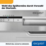 Lavavajillas integrable 45 cm - EXQUISIT 816203300, 9 servicios, 6 programas, 448 mm, Inox - Imagen 8