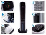 Climatizador evaporativo - RAFY 81 PURLINE, Negro - Imagen 7