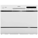 Lavavajillas compacto - INFINITON DIW-CT6, 6 servicios, 7 programas, 550 mm, Blanco