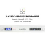 Lavavajillas compacto - KLARSTEIN Amazonia 6 Secret, 55 cm, Blanco - Imagen 3