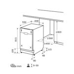 Lavavajillas integrable 45 cm - EXQUISIT EGSP2109-E-030E, 9 servicios, 6 programas, 448 mm, entrega gratuita a domicilio - Imagen 7