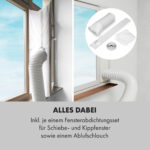 Aire acondicionado portátil - KLARSTEIN Iceblock, 12000 fg/h, 3 velocidades, 59 m², 65 dB(A), Blanco - Imagen 8