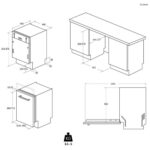 Lavavajillas libre instalación 45 cm - CANDY CDIH 2T1047, 10 servicios, 8 programas, 448 mm, Not available - Imagen 6