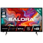TV LED 32" - SALORA SMART32TV, HD-ready, Smart TV, DVB-T2 (H.265), Negro