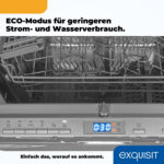 Lavavajillas integrable 60 cm - EXQUISIT EGSP2113-E-030E, 598 mm, Display digital,Entrega en Domicilio - Imagen 8