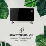 Calefactor convector - KLARSTEIN Bornholm Curved Smart, 2000 W, Negro - Imagen 8