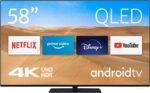 TV QLED 58" - NOKIA 5800D, UHD 4K, DVB-T2 (H.265), Gris