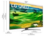 TV Mini LED 55" - LG 55QNED816QA, UHD 4K, Procesador Inteligente α7 Gen5 AI Processor 4K, DVB-T2 (H.265), Negro - Imagen 8