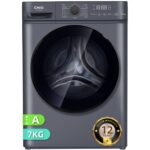 Lavadora carga frontal - CHIQ CW07123863AX, 7 kg, 1200 rpm, 16 programas, Azul oscuro