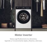 Lavadora carga frontal - Haier I-Pro Series 3 HW90-BP14939-S, 9kg, 1400rpm, Motor Inverter, Vapor, Antibacterias, Blanco - Imagen 4