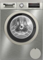 Lavadora carga frontal - Bosch WUU28T8XES, 8 kg, 1.400 rpm, 15 programas, Inox