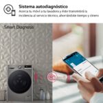 Lavadora carga frontal - LG F4WR7009AGS, Serie 700, 9 kg, 1400 rpm, 14 Programas, AI Direct Drive™, TurboWash™360˚, Inox - Imagen 9