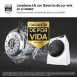 Lavadora carga frontal - LG F4WR6010A0W, Serie 600, 10 kg, 1400 rpm, 12 programas, AI Direct Drive™, TurboWash™360˚, Blanco - Imagen 4
