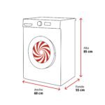 Lavadora carga frontal - Samsung WW90CGC04DAEEC, 9 kg, 1400 rpm, EcoBubble™, Función WiFi con SmartThings, Blanco - Imagen 2