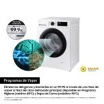 Lavadora carga frontal - Samsung WW90CGC04DAEEC, 9 kg, 1400 rpm, EcoBubble™, Función WiFi con SmartThings, Blanco - Imagen 7