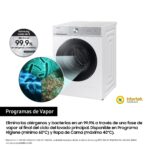 Lavadora carga frontal - Samsung WW90DB8U95GHU3, 9 kg, 1400 rpm, AI QuickDrive™, Clasificación Energética A, Blanco - Imagen 9