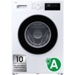 Lavadora carga frontal - Samsung WW80FG3M05AWEC, 8 kg, 1400 rpm, 12 programas, Motor Digital Inverter, Clase A, Blanco