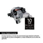 Lavadora carga frontal - Samsung WW80FG3M05AWEC, 8 kg, 1400 rpm, 12 programas, Motor Digital Inverter, Clase A, Blanco - Imagen 6