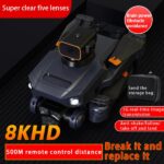 Drone - SYNTEK HD fotografía aérea quadcopter, 15 min, Negro - Imagen 3