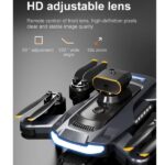 Drone - BYTELIKE Drone Big Brushless RC Avión inteligente para evitar obstáculos Quadcopter plegable, 20 min, negro - Imagen 5