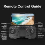 Drone - BYTELIKE Drone Big Brushless RC Avión inteligente para evitar obstáculos Quadcopter plegable, 20 min, negro - Imagen 7