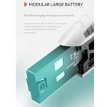 Drone - BYTELIKE Drone Aleación Aérea sin escobillas Quadcopter HD Cámara RC Toy Plane, 18 min, Negro - Imagen 5