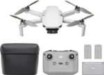Dron - DJI Mini 4K Fly More Combo, 12 megapixel, 31 min Autonomía, Ideal para Principiantes, 10 km Distancia, Gris