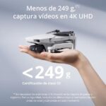 Dron - DJI Mini 4K Fly More Combo, 12 megapixel, 31 min Autonomía, Ideal para Principiantes, 10 km Distancia, Gris - Imagen 3