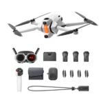 Dron - Insta360 Antigravity A1, 24 min Autonomía, Captura 8K 360º, WiFi y Bluetooth, Explorer Bundle, Blanco